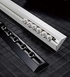 V-förmige Gardinenstange, Deckenschiene für 90°-Raumteiler, verstellbare Schiebevorhangstange, weiß, 500 cm x 4 cm, perfekt für Privatsphäre und Raumtrennung