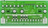 Behringer TD-3-LM Analoger Basslinien-Synthesizer mit VCO, VCF, 16-Stufen-Sequenzer, Verzerrungseffekte und 16-Sprach-Polykette, kompatibel mit PC und Mac