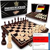 APEQi® Premium Schach - Schachspiel Holz HOCHWERTIG -...