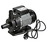 Effiziente SPS 25 Poolpumpe - Normalsaugend mit 4,0 m³/h Förderleistung - Leise & Zuverlässig für Pools bis 15m³ - Einfache Installation & TÜV-geprüft