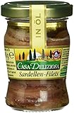 Casa Deliziosa Sardellenfilets gestreckt in Öl (1 x 90 g)