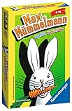 Ravensburger 23119 - Max Mümmelmann, Mitbringspiel für 2-4 Spieler, Kinderspiel ab 4 Jahren, kompaktes Format, Reisespiel, Hase