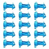 HEMOTON 50 Stück Teiliges Kunststoff-zaunisolation Clips Schlitz Elektrischer Pfosten Drahthalterung Wetterbeständig Für Landwirtschaftliche Tierzäune Einfache Montage