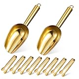 BUGUUYO 2 Stk Eisschaufel Servierzange Eiswürfelbereiter Eiszange Zuckerzange Teeparty-Zange eiswürfelzange ice cream scoop Süße Zange fürs Picknick multifunktionale Zange Rostfreier Stahl