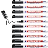 edding 8014 Labormarker - Schwarz - 1 Stift - Rundspitze 1 mm - ideal zum Schreiben auf glatten und transparenten Oberflächen (z.B. Proberohre, Labininstrumente, Etiketten)