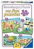 Ravensburger Kinderpuzzle - 06951 Niedliche Haustiere - my first puzzle mit 2,4,6,8 Teilen - Puzzle für Kinder ab 2 Jahren