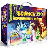 UNGLINGA 150 Experimente Kits für Kinder Jungen Mädchen, Wissenschaft Experimentierkasten Spielzeug Jungen Geschenke, Chemiebaukasten Kinder Labor