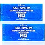 Selldorado 2er Set Kühlpacks Gel, 29 x 12 cm - Wiederverwendbare Kühlakkus, Kalt Warm Kompresse Groß, Ideal als Kühlkissen, Kühlbeutel, Kühlpads, Kühlkompressen - Perfekt für Sport und Erste Hilfe