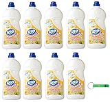 9x Rio Casa Mia +Igiene Sapone e Alcool Multiuso Agrumi di Sicilia,Reinigungsmittel für Böden und Oberflächen Sizilianische Zitrusfrüchte, 1250ml + Beni Culinari Kostenloser Schlüsselanhänger