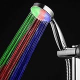 LED Duschkopf 7 Farbwechsel Automatisch LED Licht Dusche Badezimmer Duschkopf