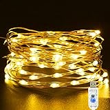 Etopgo Micro LED Lichterkette 5M50 LED USB Lichterkette 8 modi Weihnachtsdekoration für Party, Halloween, Hochzeit Deko