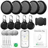 GPS Trackers Auto iOS Ohne ABO für Fahrzeuge, Magnet Versteckter Tracker für Motorrad Kfz, „Wo Ist?“ Smart Tag Air für Schlüssel Gepäck Koffer, Kein ABO Bluetooth Finder für Kinder Hund, 5er Pack