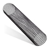 PWS 1x 2m Dachrinnenschutz Ø125-180 mm | Laubschutzgitter für Regenrinne | Dachrinnengitter Laubfang, UV-beständig, einfache Montage Schwarz | Laubstop laubfreie Dachrinne