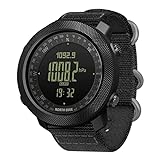 NORTH EDGE Herren Outdoor Sport Taktische Überlebensuhren Wandern Digitale Armbanduhr Smart Schwimmen Militär Armee Höhenmesser Barometer Kompass Uhren