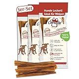 Carnello Welpenspaghetti, Leckerli für kleine Hunde Getreidefreier Hundesnack - Wiederverschließbarer Beutel (3 x 30g)