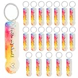 20 Stück Acryl Einkaufswagenchip Schlüsselanhänger, Einkaufswagenlöser Erzieherin Geschenk Schlüsselanhänger, Abschiedsgeschenk Erzieherin, Dankeschön Geschenke für Abschluss Hochzeit Geburtstag