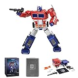 Robosen Flaggschiff-Edition Optimus Prime Transformer: Sprach- & App-gesteuert, interaktiv, von der G1-Serie inspirierter wandelbarer Roboter