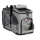 Weiche Katzentransporttasche für Welpen, weiche Seiten, tragbar, atmungsaktiv, für den Flug im Auto, Vorbereitung für Camping, Reisen