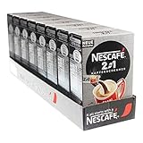 NESCAFÉ 2-in-1 Getränkepulver-Sticks, löslicher Bohnenkaffee mit Creamer, Instant-Kaffee aus erlesenen Kaffeebohnen, koffeinhaltig, 8er Pack (8 x 10 Getränkepulver-Sticks à 8g)