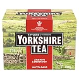 Yorkshire Tea - Erfrischender, Kräftiger, Schwarzer Englischer Tee - Aus Verantwortungsvollen Quellen - 160 Teebeutel