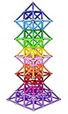 204 Stück Magnetische Bausteine, Spielzeug, Magnet...