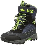 Lico Unisex Kinder Sundsvall Vs Schneestiefel, Marine Schwarz Lemon, 35 EU