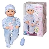 Baby Annabell Little Alexander 36 cm, weiche Babypuppe mit Schlafaugen, 36 cm große Puppe, 706473 Zapf Creation