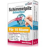 Schimmel-Test für Ihr Zuhause – Testen Sie bis zu 10 Räume – Schimmel-Schnelltest zur Einschätzung des Schimmelpilzbefalls in Innenräumen