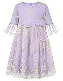 GRACE KARIN Mädchen Kleid Prinzessin Kinderkleider 128...