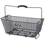 Point Hinterradkorb Ergogriff- Gepäckträgerklemmbefestigung, schwarz, 40x30x17cm, 05104500