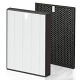 Ersatz HEPA-Filter FY2422/30 und Aktivkohlefilter FY2420/30 Ersatzteil für Philips AC2889,AC2887,AC2882,AC3829/10 Luftreiniger (HEPA + Aktivkohlefilter)