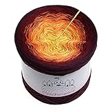 Bobbel Farbverlaufsgarn 1001 Nacht 250g - 950m Chianti außen 4 fädig Märchengarne Wolle