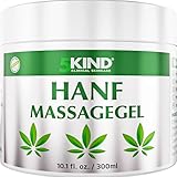 5kind Hanf-Aktivgel Hanfsalbe 300ml – Hochdosiertes Hanfgel – Für Gelenke und Muskeln, Füße, Knie, Nacken, Schultern, Rücken & Muskeln – Gel mit natürlichen Extrakten