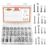 1407 Stück Schrauben Set Edelstahl, M2/M3/M4/M5...