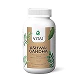 VITA1 Ashwagandha 100% Wurzel-Extrakt – 120 Kapseln – 650 mg Premium-Rohstoff- mit 10% Withanolide