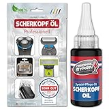Original Syprin Scherkopf Öl für Haarschneidemaschinen Haarschneider Rasierer Trimmer I Scherkopföl Friseurbedarf Schermaschinenöl Feinmechanik Öl
