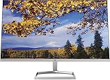 HP M27f Monitor - 27 Zoll Bildschirm, Full HD IPS Display, 75Hz, 5ms Reaktionszeit, VGA, 2xHDMI, silber/schwarz