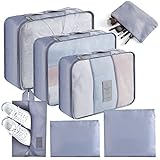 AiQInu Koffer Organizer Set, 7 Teilige Packing Cubes...