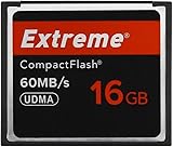 Extreme 16GB Compact Flash Speicherkarte, Original CF Karte für professionelle Fotografen, Videografen, Enthusiasten