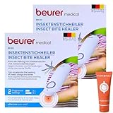 Insektenstichheiler Beurer BR 60 I Stichheiler I Hitzestift I Mückenstich I Anti-Mücken I Juckreiz und Schwellung I Behandlung Insektenbisse I ohne Chemie I Spar-Set plus Pharma Perle give-away (2x)