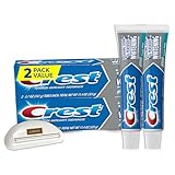 CRST Cavity & Tartar Protection Zahnpasta, Whitening Backpulver & Peroxid, 160 ml, 2 Stück gebündelt mit LUXPAKS Squeezer