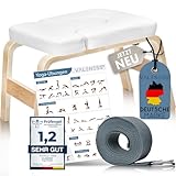 VALENESS® Yoga Kopfstandhocker - Hochwertiger Yoga Hocker...