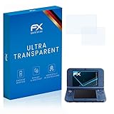 atFoliX Schutzfolie kompatibel mit Nintendo New 3DS XL 2015 Folie, ultraklare FX Displayschutzfolie (3er Set)