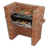 Bar-Be-Quick Original Grill & Bake - Holzkohlegrill mit Ofenfunktion, verstellbarer Grillhöhe und entfernbarer Kohlewanne