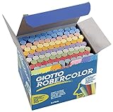 Giotto 5390 00 - RoberColor Wandtafelkreide, Karton mit 100 Stück farbig sortiert