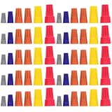 Healeved 158 Stück Crimpverbinder mit Elektrischen Drahtkappen Tragbare Kabelverbinder aus Kunststoff Schnelles Crimpwerkzeug für Sichere Verdrahtung bei Elektroinstallationen