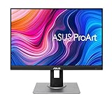 ASUS ProArt PA248QV - 24.1 Zoll WUXGA Professioneller Monitor - 16:10 IPS, 1920x1200 - ergonomisch, Pivot, Calman, Rahmenlos, hohe Farbtreue - DisplayPort, HDMI, D-Sub, USB-Hub