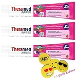 Theramed Junior Erdbeer Zahncreme, 3er Pack (3 x 75 ml) + 1 Gratis Radierer von ManyMore*