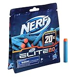 Nerf Elite 2.0 20er Dart Nachfüllpackung – enthält 20 Nerf Elite 2.0 Darts, kompatibel mit Allen Nerf Elite Blastern