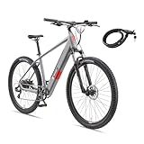 TELEFUNKEN MTB E-Bike Herren 29 Zoll, Elektrofahrrad Hinterradmotor, 7-Gang Kettenschaltung, Scheibenbremsen - Pedelec Mountainbike, M921